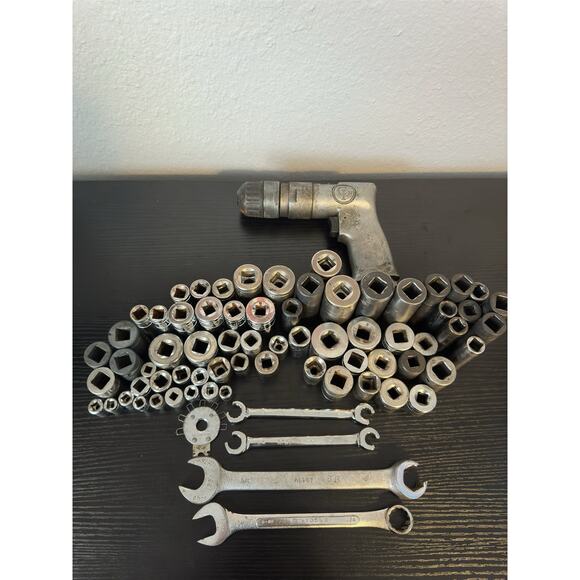 67 Piece Socket, Wrench, Tools All USA MADE Sk, Craftsman, Bonney, Etc - Picture 1 of 6